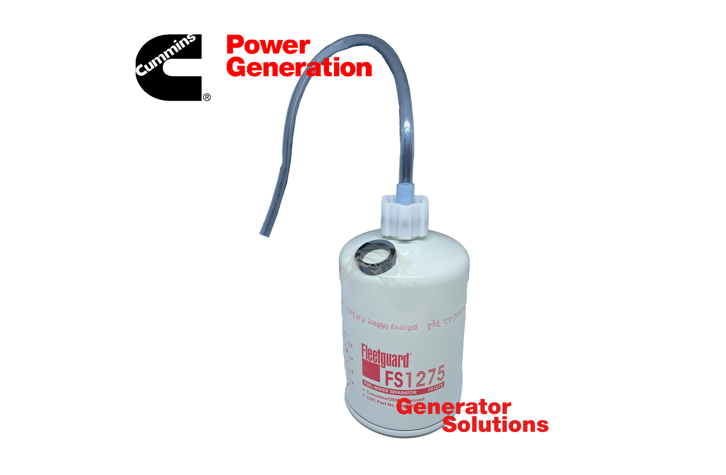 CUMMINS FS1275 FUEL WATER SEPARATOR, SPIN ON     X series